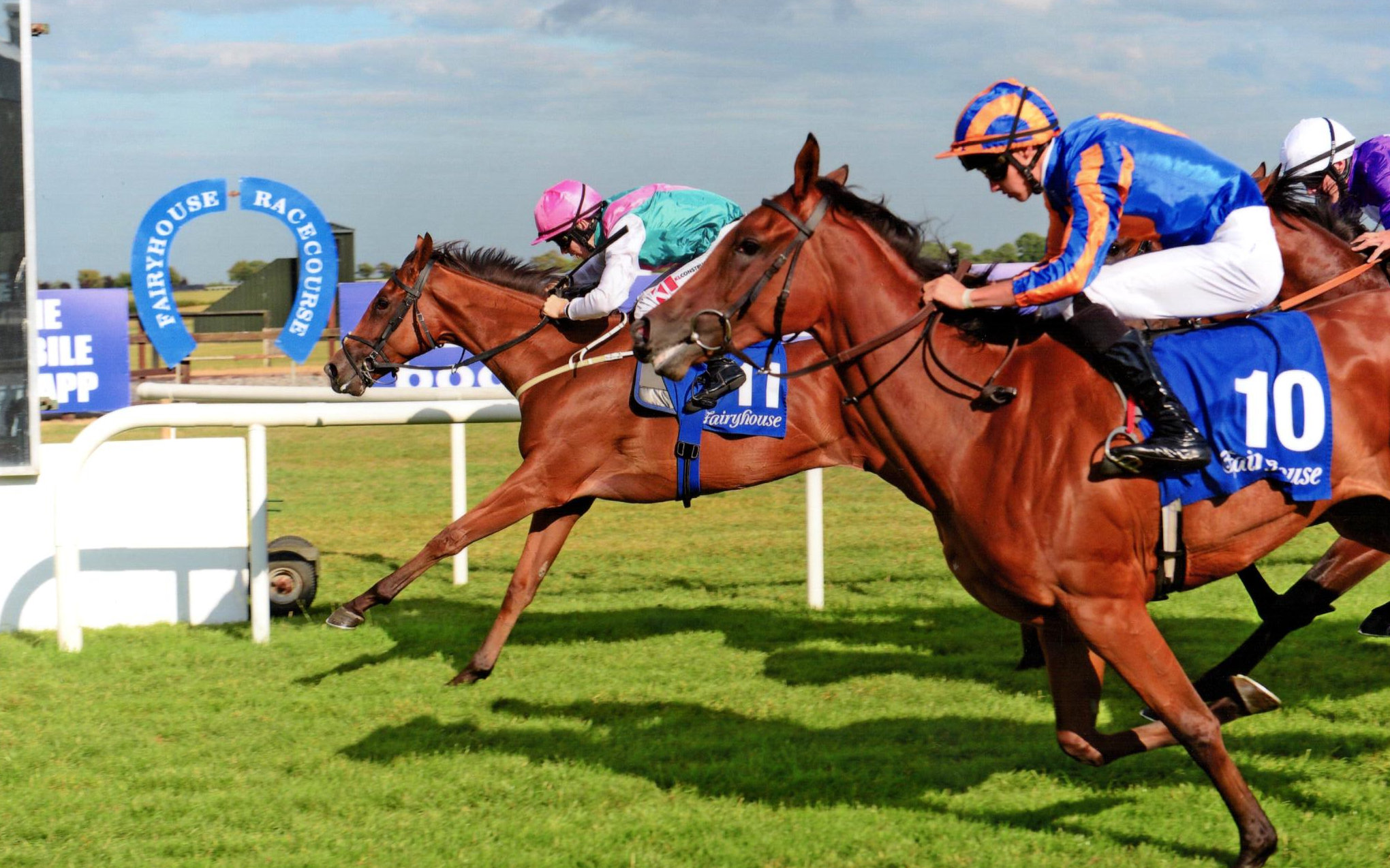 FULMINATE stretches clear to win on her debut at Fairyhouse, 18th May 2018.